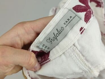 białe szorty zara: Zara, Szorty damskie, rozmiar L — 4