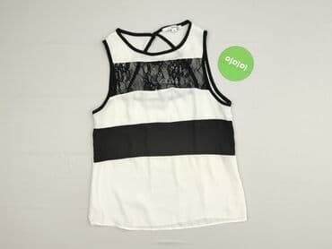 biale spodnie i czarna koszula damska: Tally Weijl, Жіноча блуза, розмір XS — 3