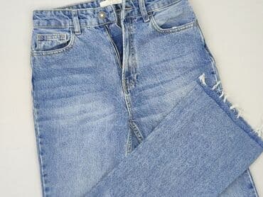 spodnie jeansy z wysokim stanem: Jeansy damskie, rozmiar S — 1