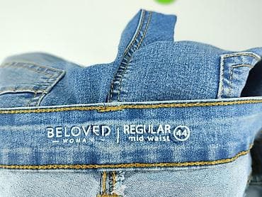 dżins tekst: Beloved, Jeansy damskie, rozmiar 2XL — 4