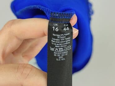 niebieska satynowa sukienka zara: George, Women's blouse, size 2XL (EU 44) — 5
