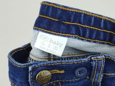 sukienka ciążowa obcisla: Spodnie jeansowe, F&F, 3-6 miesięcy, stan - Idealny — 4