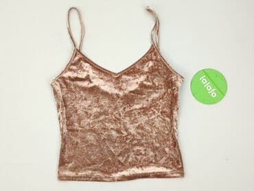 satynowy top pod marynarkę: Bershka, Top damski, rozmiar M — 2