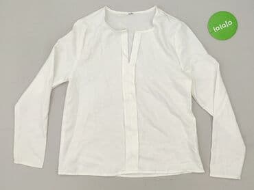 biała jedwabna bluzka damska: Bluzka damska, rozmiar S — 2