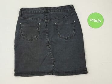 spódniczka dżinsowe z wysokim stanem: Boohoo, Spódnica damska, rozmiar S — 3