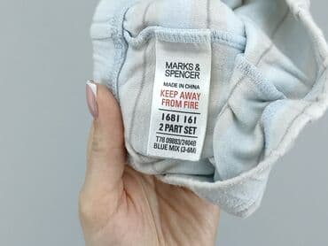 woskowane spodnie czarne: Sweatpants, Marks & Spencer, 3-6 months, condition - Good — 5