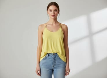 koszulka z guzikami h m: H&M, Top damski, rozmiar M — 7
