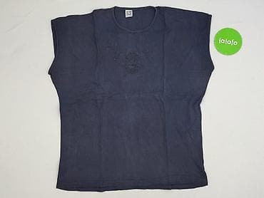 bluzki basic z dekoltem v: Nice Things, T-shirt damski, rozmiar 3XL — 2