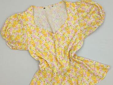 bluzka z baskinką biała: Women's blouse, size S — 1