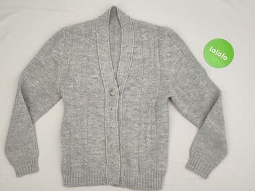 sweter z krótkim rękawem męski: Kardigan damski, rozmiar S — 2
