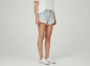 szorty jeansowe damskie szare: Denim Co, Szorty damskie, rozmiar S — 6