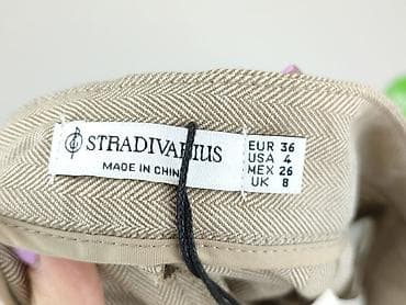 spodnie ang: Stradivarius, Spodnie materiałowe damskie, rozmiar S — 4
