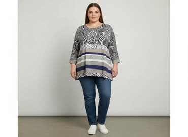 bluzki oversize sklep internetowy: Bluzka damska, rozmiar 9XL — 7