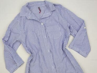 koszula damska w niebieskie paski: Women`s shirt, size L — 2