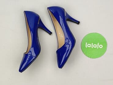 ccc srebrne sandały na obcasie: Półbuty damskie, rozmiar 36 — 10