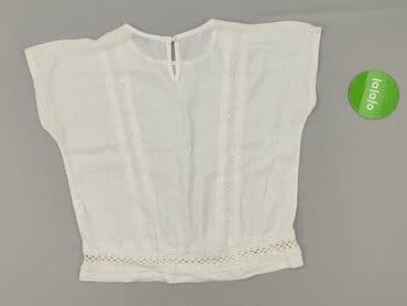 białe bluzki z gipiurą: Bluzka damska, rozmiar S — 4