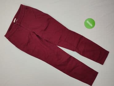czerwone chinosy damskie: Spodnie materiałowe damskie, rozmiar M — 2