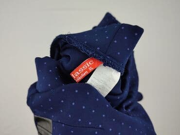 granatowe chinosy damskie: Classic, Spodnie materiałowe damskie, rozmiar XL — 4