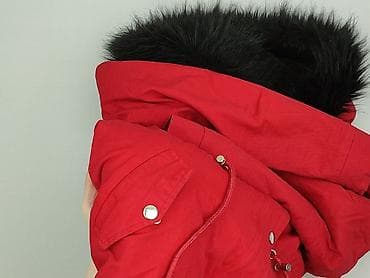 czarny plaszcz: PARKA, Parka damska, rozmiar S — 6