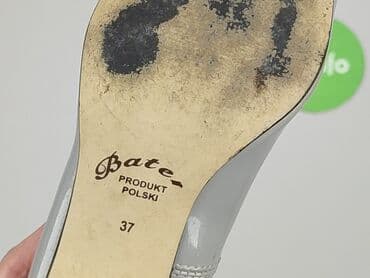 biale buty z kokardą: Półbuty damskie, rozmiar 37 — 6