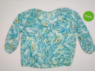 emo ptak: Peacocks, Bluzka damska, rozmiar 3XL — 2