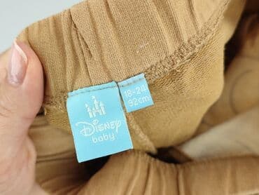spodnie woskowane wysoki stan: Spodnie dresowe, Disney, 1.5-2 lat, 92, stan - Bardzo dobry — 4