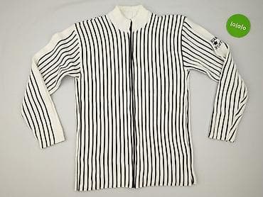 sweter w czarno czerwone paski: Sweter dla mężczyzn, rozmiar S — 2