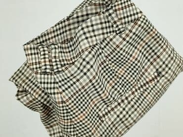 spodnie czerwone w kratę h m: H&M, Material trousers for women, size XS — 7