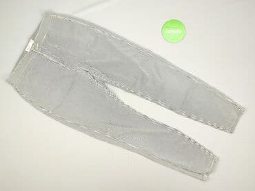 sinsay czarne spodnie z wysokim stanem: Spodnie materiałowe damskie, rozmiar S — 3