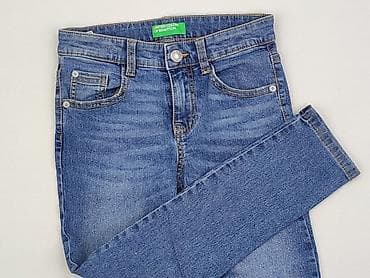 bluza nirvana: Spodnie jeansowe, Benetton, 8 lat, 128, stan - Bardzo dobry — 1