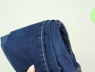 woskowane legginsy z wysokim stanem zara: Hollister, Jeansy damskie, rozmiar M — 6