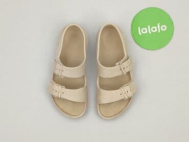 sandały dla dziewczynki skórzane: Sandałki 33, Używany — 2