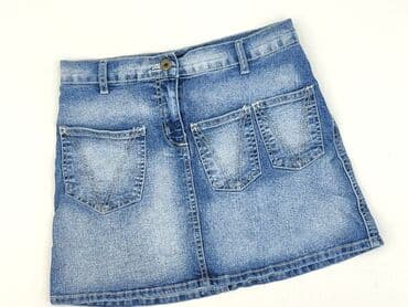 jeansy plus size wysoki stan: Spódnica damska, M — 1