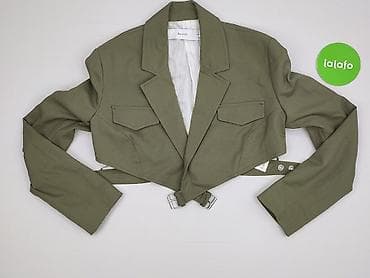 crop kurtki: Bershka, Marynarka damska, rozmiar S — 2