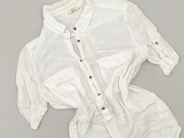 koszula niebieska hm: H&M L.O.G.G., Koszula damska, rozmiar M — 1