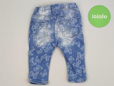 spodnica obcisla: Spodnie jeansowe, H&M, 3-6 miesięcy, stan - Bardzo dobry — 3