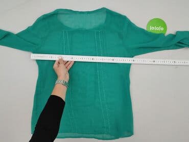 szmaragdowa bluzki damskie: Bluzka damska, rozmiar XL — 5