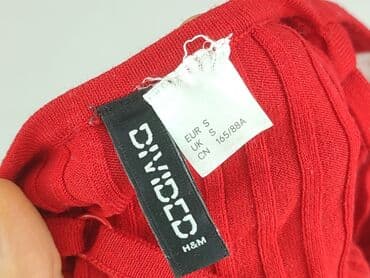 obcisła sukienka czerwona: H&M, Top damski, rozmiar S — 4