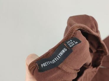legginsy z futerkiem primark: PrettyLittleThing, Spodnie materiałowe damskie, rozmiar S — 4
