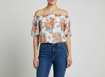 apricot bluzki: Parisian, Bluzka damska, rozmiar M — 6