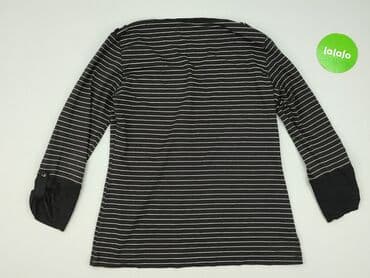biała bluzka w czarne paski: Women's blouse, size M — 4