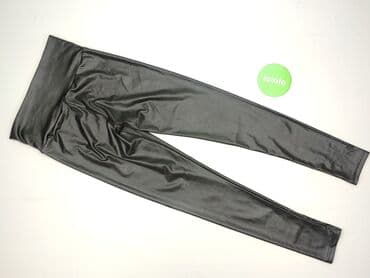 legginsy woskowane matowe: Legginsy Ze skóry ekologicznej damskie, rozmiar M — 3