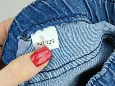 spodnie z lycry: Spodnie jeansowe, Lupilu, 8 lat, 128, stan - Bardzo dobry — 6