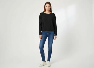 czarne bluzki siateczka: Sinsay, Bluzka damska, rozmiar L — 7