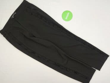 zara spodnie czarne szerokie: Zara, Spodnie materiałowe damskie, rozmiar M — 2