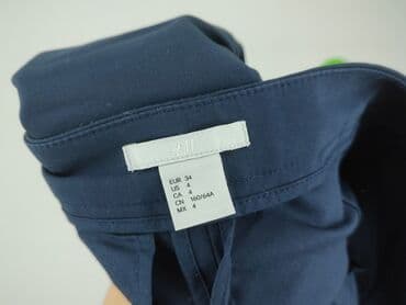 fioletowe spodnie h m: H&M, Spodnie materiałowe damskie, XS — 5