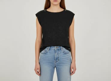 tanie bluzki z krótkim rękawem: Mohito, Bluzka damska, rozmiar S — 7