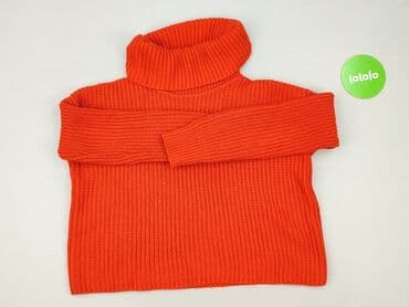 akrylowy sweter: Golf damski, rozmiar L — 3