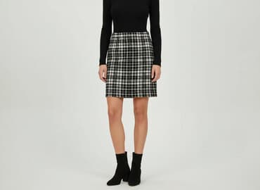 spódniczka w kratke obcisla: Women`s skirt, size M — 1