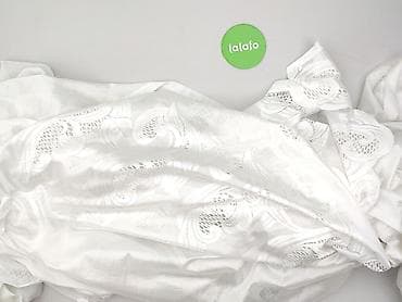 kieliszki: Biała firana żakardowa z delikatnym haftem - Materiał: lekka — 9